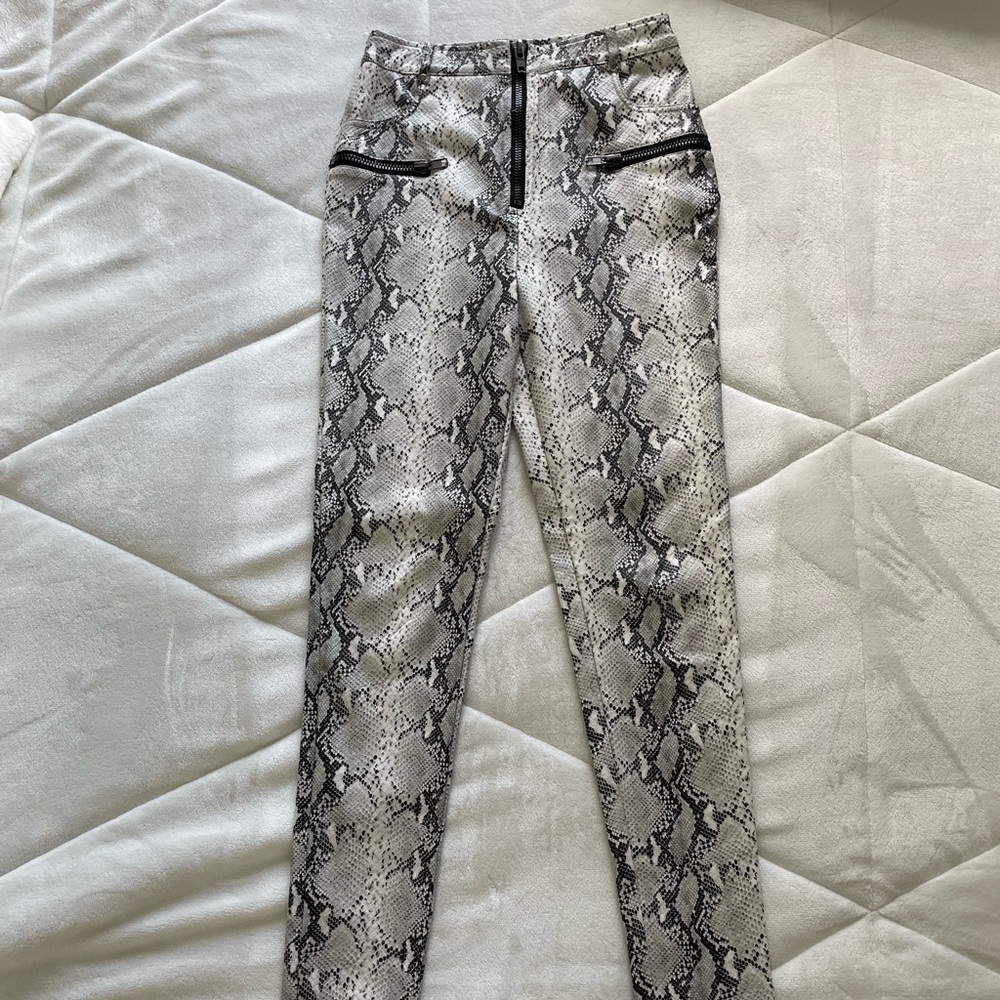 Honey Punch snake print pants